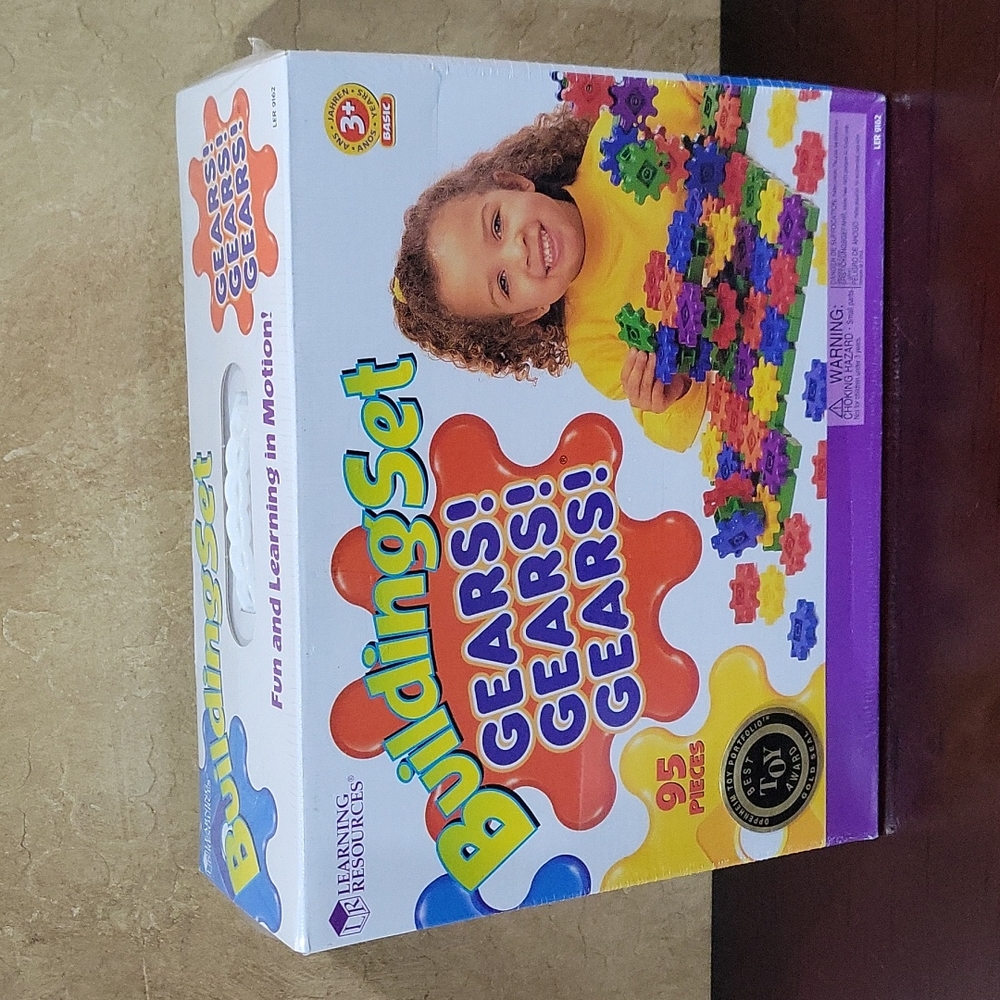 NWT - Learning Resources 95 piece Sealed Building Set Gears! Gears! Gears!